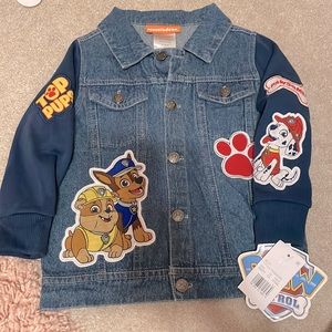 NWT Paw Patrol Denim Jacket 2T